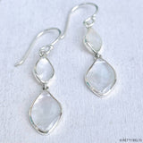 Betty Belts Pebble Double Drop Earrings