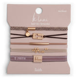 K'lani Faith Hair Tie Bracelet Set