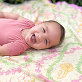 Coco Moon Lei Day Throw Blanket - Sand