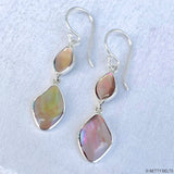Betty Belts Pebble Double Drop Earrings
