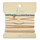 K'lani Live Hair Tie Bracelet Set