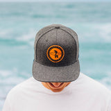 Everyday California Spreckels Wool Hat - Flat Brim California Surfing Bear