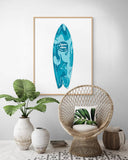 Jigsaw Surf Co Surfboard Puzzle Wall Art