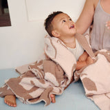 Coco Moon Mocha Monstera Little Bliss Blanket