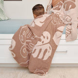Coco Moon Mocha Monstera Little Bliss Blanket