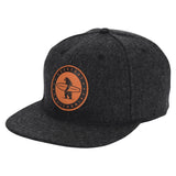 Everyday California Spreckels Wool Hat - Flat Brim California Surfing Bear