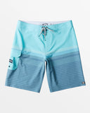 Billabong All Day Heather Stripe Pro 20" Boardshorts- Bay Blue