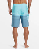 Billabong All Day Heather Stripe Pro 20" Boardshorts- Bay Blue