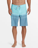 Billabong All Day Heather Stripe Pro 20" Boardshorts- Bay Blue