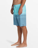 Billabong All Day Heather Stripe Pro 20" Boardshorts- Bay Blue