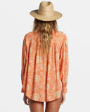 Billabong Womens Dream Space Long Sleeve Flowy Shirt