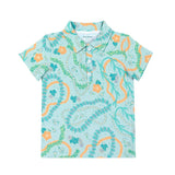 Coco Moon Lei Stand Bamboo Polo Shirt