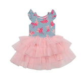 Coco Moon Tiare Breeze Flutter Sleeve Tutu Dress