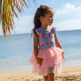 Coco Moon Tiare Breeze Flutter Sleeve Tutu Dress