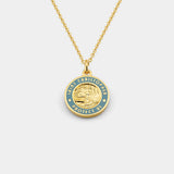 Get Back Gold Medium St. Christopher Necklace