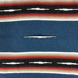 West Path Harvest Moon Baja Diamond Blue Mexican Blanket
