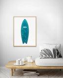 Jigsaw Surf Co Surfboard Puzzle Wall Art