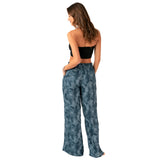 Lotus and Luna Wide-Leg Drawstring Pants