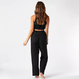 Lotus and Luna Wide-Leg Cotton Pants