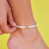 Pura Vida Pisa Stretch Anklet