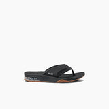 Reef Kids Fanning Sandal- Black/Silver