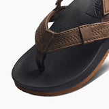 Reef Kids Lil Cushion Phantom Sandals- Black/Brown - CJ2156