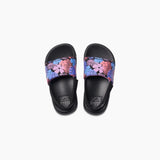 Reef Kids Little One Slide Purple Fronds Sandals