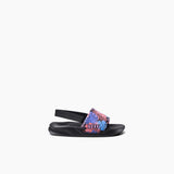 Reef Kids Little One Slide Purple Fronds Sandals