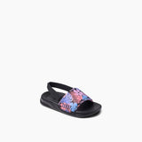 Reef Kids Little One Slide Purple Fronds Sandals