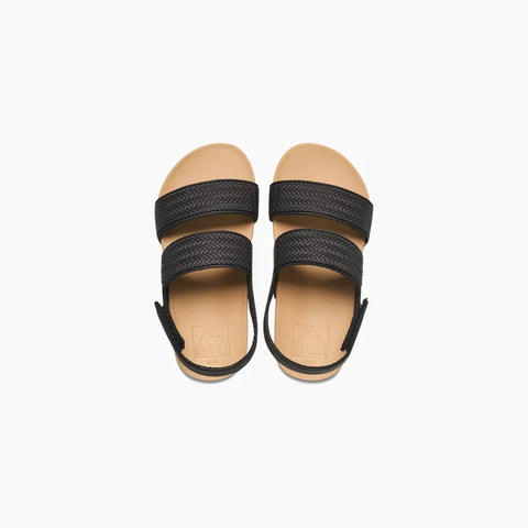 Reef Kids Water Vista Sandals- Black/Tan