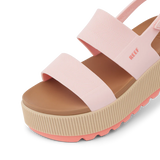 Reef Womens Water Vista Higher Sandals- Sunset Coral