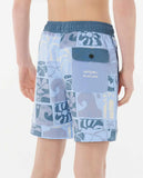 Rip Curl Big Boys AOTS Ty Williams Volley Boardshorts- Spray Blue