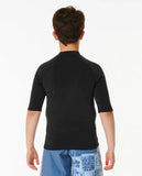 Rip Curl Big Boys Icons UV Brushed S/S Rash Vest PF Rashguard
