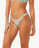 Rip Curl Block Party High Leg Skimpy Bikini Bottoms