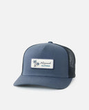 Rip Curl Mens Desto Curve Trucker Hat- Washed Black