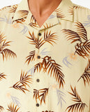 Rip Curl Mens Surf Revival S/S Button Up Shirt- Vintage Yellow