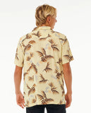 Rip Curl Mens Surf Revival S/S Button Up Shirt- Vintage Yellow