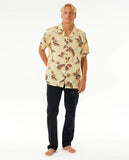Rip Curl Mens Surf Revival S/S Button Up Shirt- Vintage Yellow