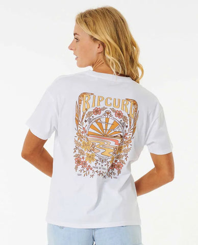 Rip Curl Riptide Relaxed Tee- White