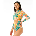 Rip Curl Womens Brazilian Soul L/S Zip Back Surf Suit