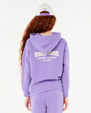 Rip Curl Girls Surf Puff Pullover Hoodie - Purple