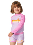 Rip Curl Little Girls Rainbow Tide Rash Vest