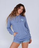 Salty Crew Womens Tippet Fill Mid-Weight Hoodie- Blue Dusk