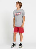 Volcom Big Boys Lido solid Mod Boardshorts - Ribbon Red