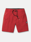 Volcom Big Boys Lido solid Mod Boardshorts - Ribbon Red