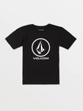 Volcom Crisp Stone Little Boys Black S/S Tee