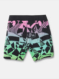 Volcom Little Boys Uproar Mod Boardshorts- Poison Green