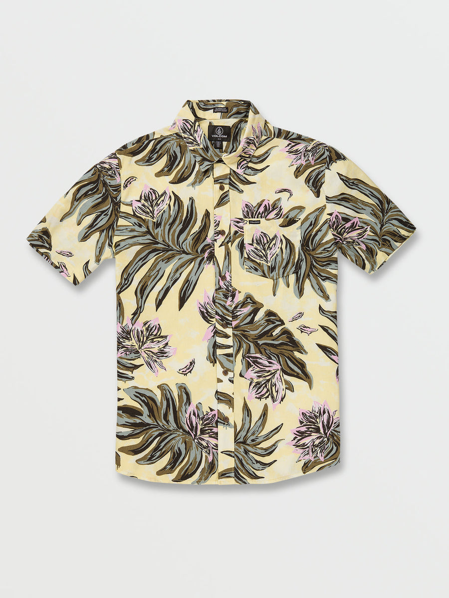 VOLCOM■BAMBOOZELID FLORAL Short-Sleeved Shirt■送料込 Volcom Marble Floral Mens S/S Button Up Shirt – Balboa Surf