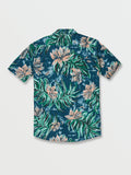 Volcom Marble Floral Mens S/S Button Up Shirt