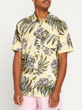 Volcom Marble Floral Mens S/S Button Up Shirt
